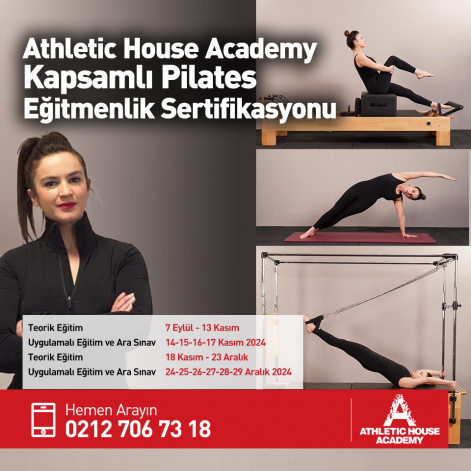 Kapsamlı Pilates Eğitmenliği Eğitimi Eylül - Aralık 2024 Dönemi